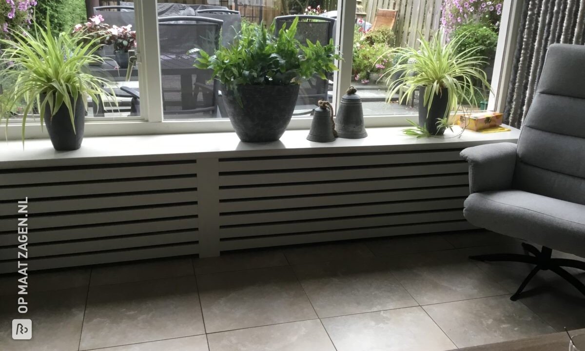 Verwarming ombouw MDF, door Marco