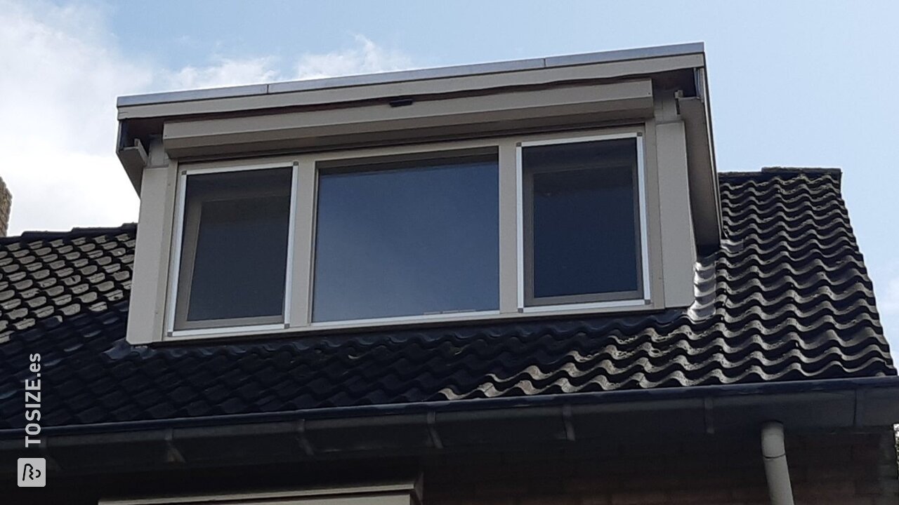 Fachadas nuevas para las ventanas de las buhardillas