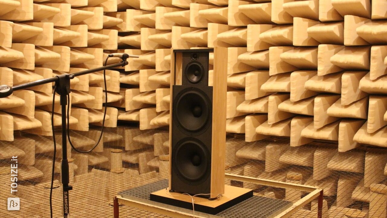 Prototipo di altoparlante open baffle Daudio