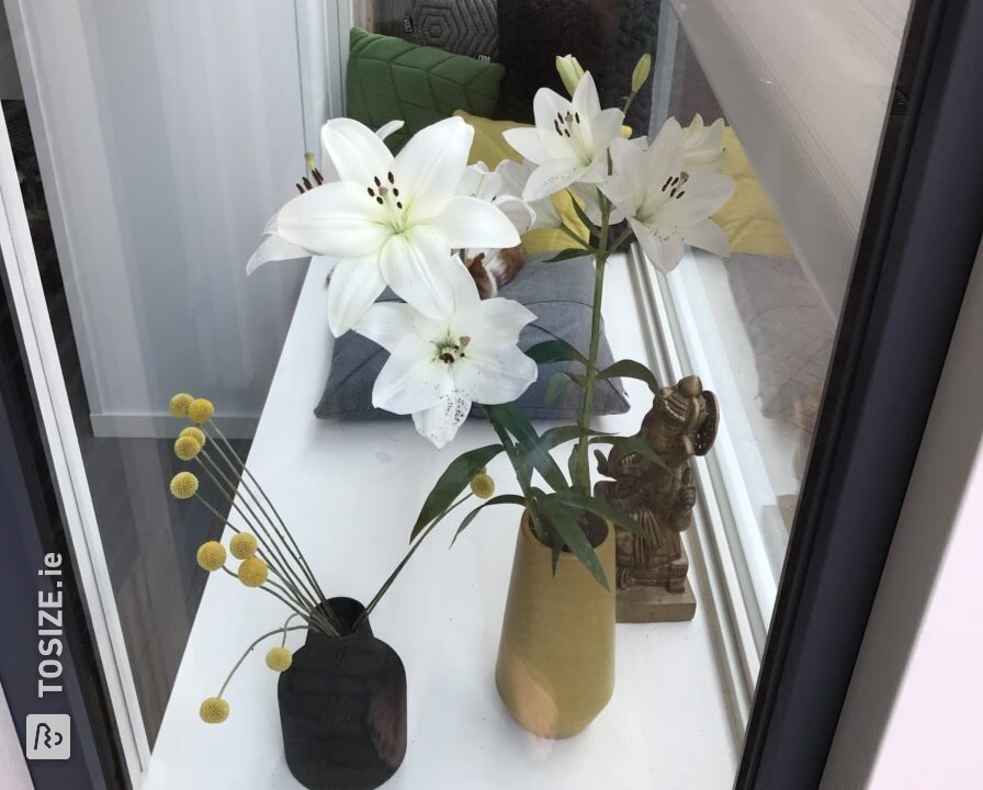 From windowsill to seat, by Mijke & Frank