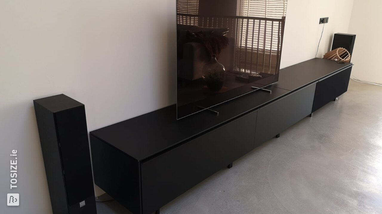 TV Cabinet made of MDF panels, by Randy
