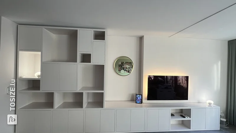 Create your own unique wall cabinet and TV cabinet, by Daisy