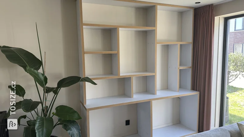 Shelving Unit with Doors and Clock, Perfect for Toy Storage, by Jeffrey