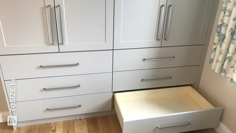 Transform Your Bedroom with Brendan's Custom Soft Close Drawer Box Wardrobe Project