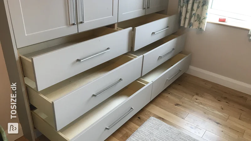 Transform Your Bedroom with Brendan's Custom Soft Close Drawer Box Wardrobe Project