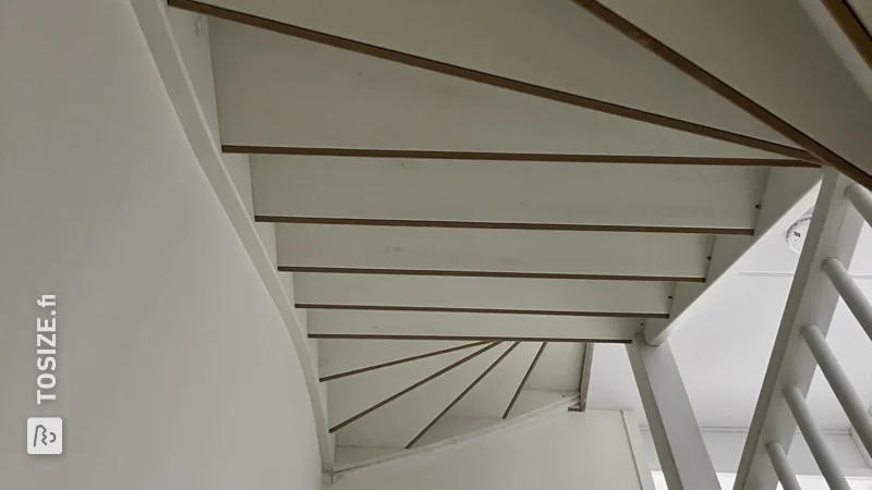 DIY Project: A closed staircase with MDF 12 mm, by Rik