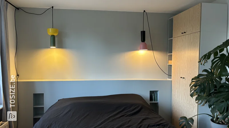 Créez la paix dans la chambre avec une tête de lit et un placard en MDF, par Welmoet