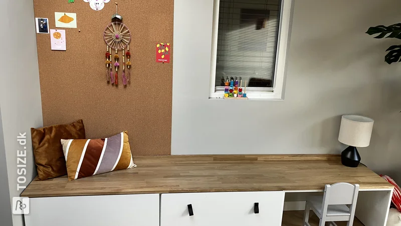 IKEA hack Play corner and desk for children, by Lianne