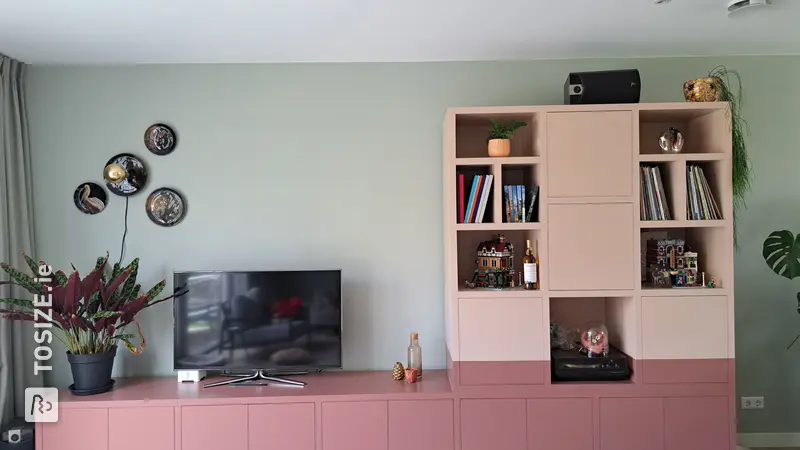 Bookcase and Storage Cabinet for the Living Room, by Ilona