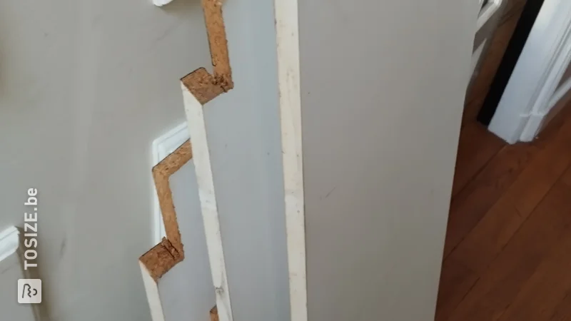 Rénovation de placard escalier, une solution de rangement pratique, par Marijn