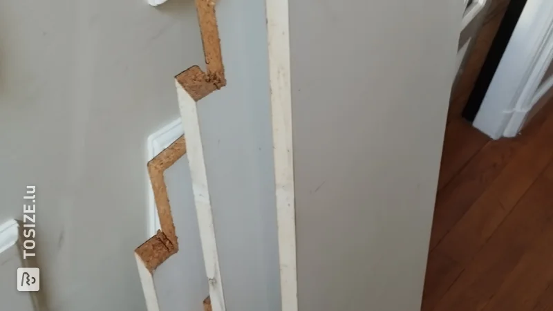 Rénovation de placard escalier, une solution de rangement pratique, par Marijn