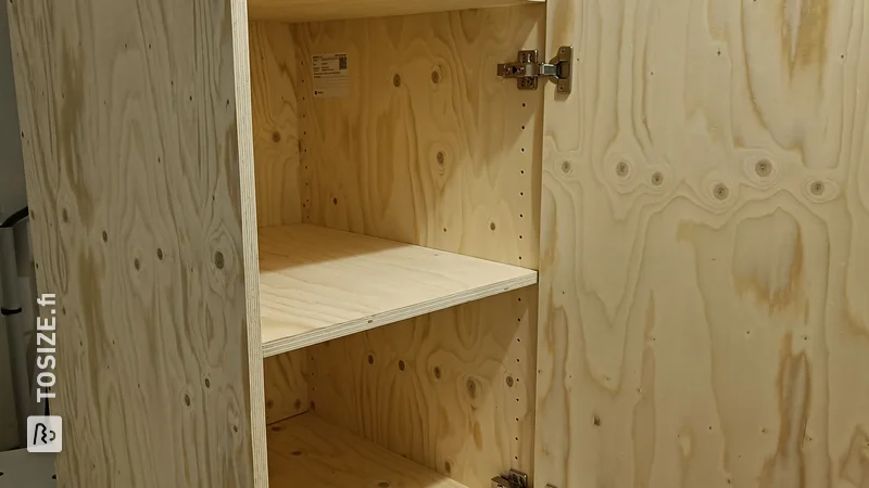 Folding Storage Cabinet and Desk, by Michael