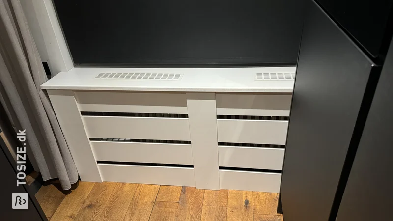 Custom heating conversion made of MDF, by Jordi