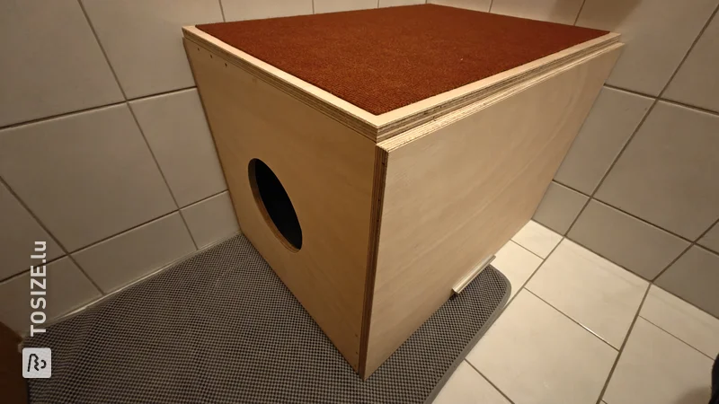 DIY Holzbox für das Katzenklo, ein elegantes Projekt von Daniel