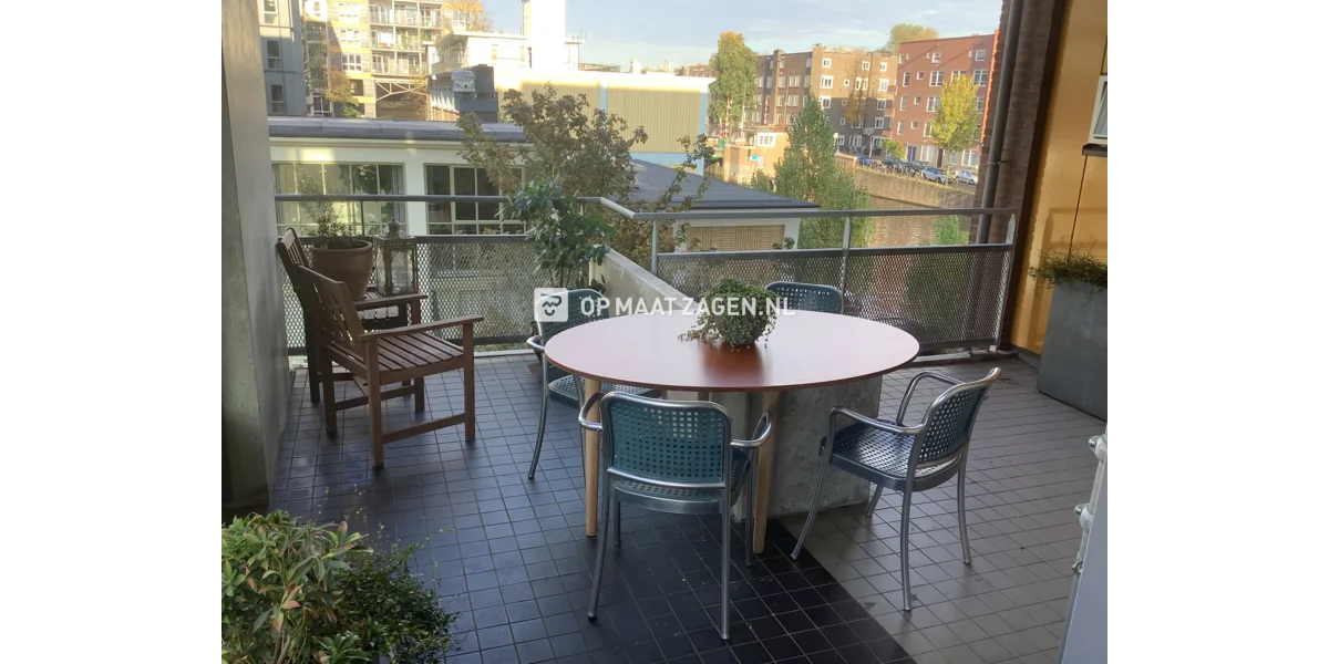 DIY Concrete Plywood Dining Table Terrace by Paul OPMAATZAGEN.nl