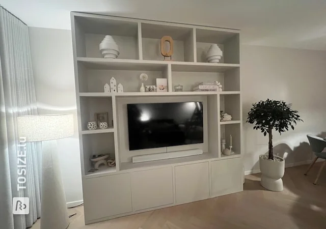 Create your own modern TV cabinet for the living room, by Carmen