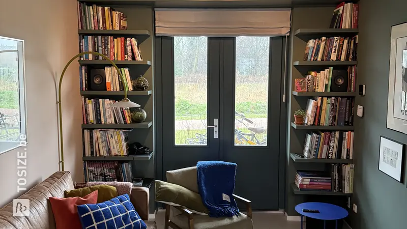 Boekenkast en Schoenenkast met Lade realiseren, door Vid