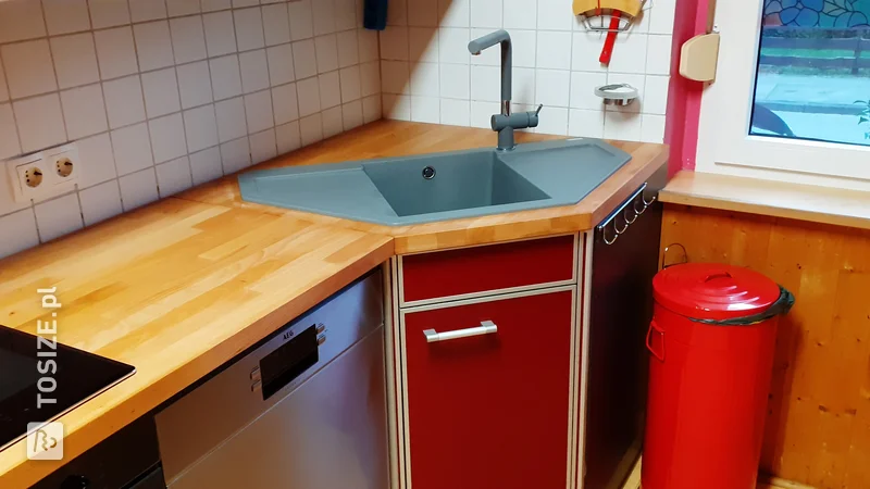 Creative kitchen countertops and table renovation, by Jörg