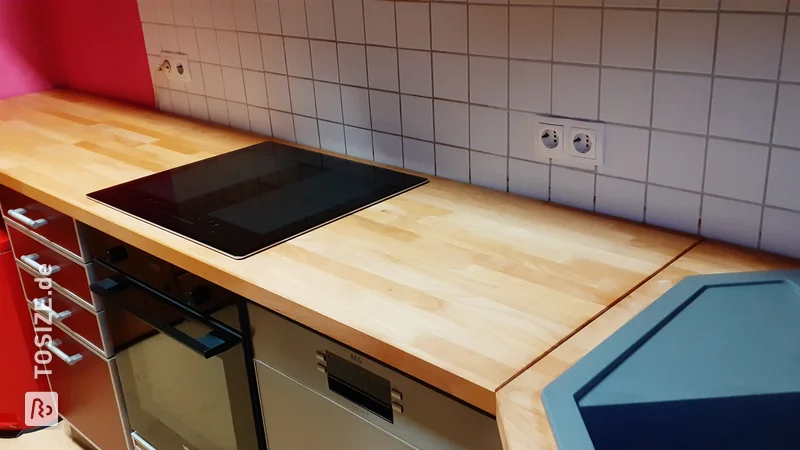 Creative kitchen countertops and table renovation, by Jörg