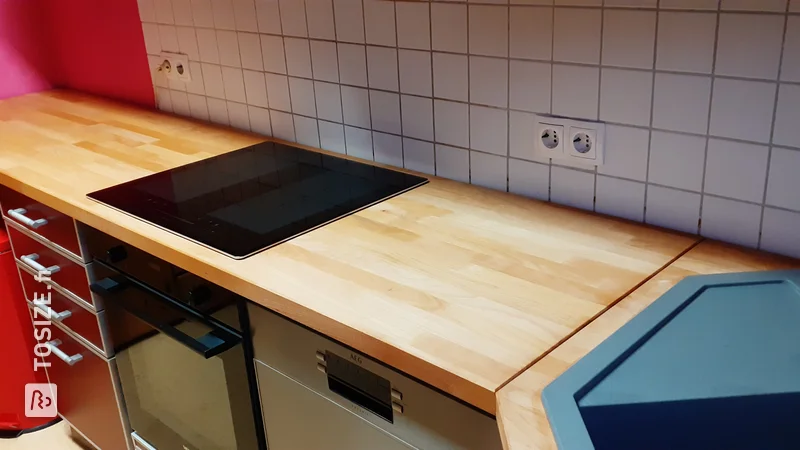 Creative kitchen countertops and table renovation, by Jörg