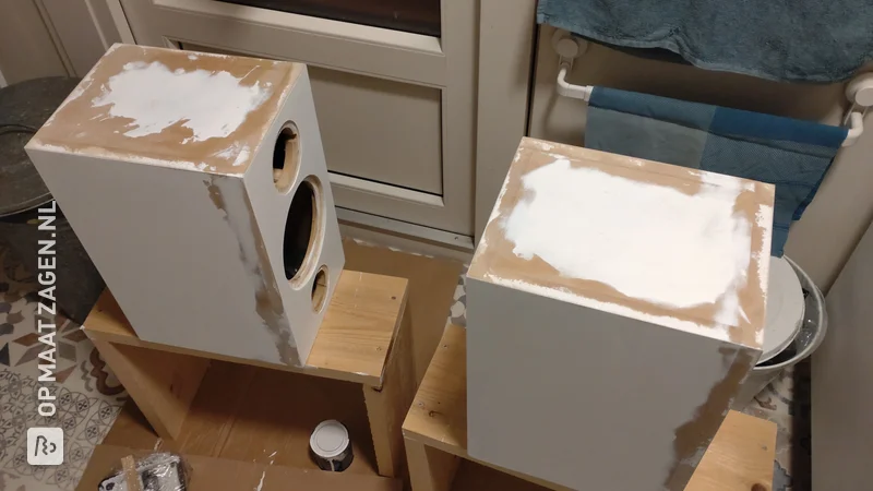 Self-built speaker box for sound box, by Gerjan