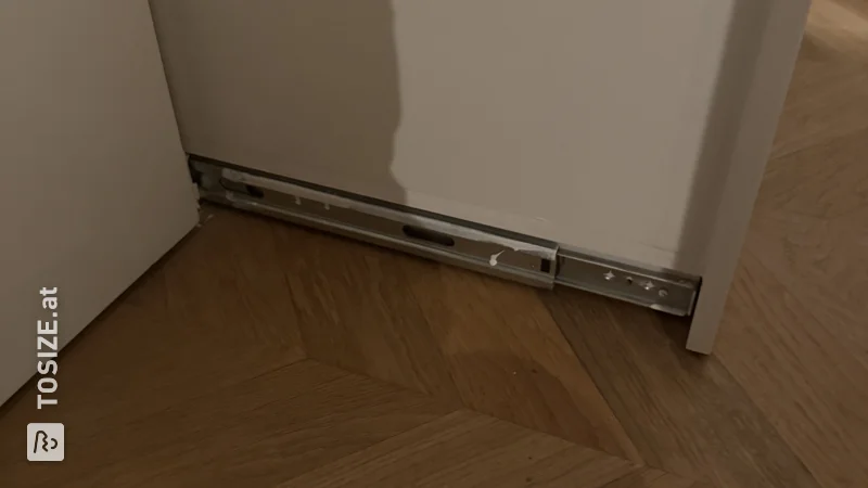 Smart pull-out stair cupboard and refrigerator solution, by Hans