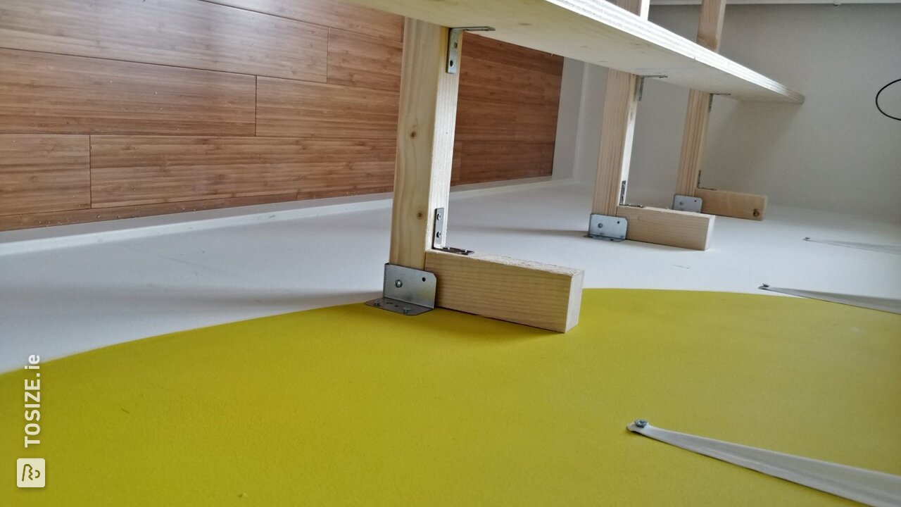 Floating bed with storage space TOSIZE.ie