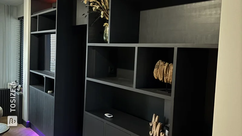 Black Shelving Unit Inspiration, by Marc