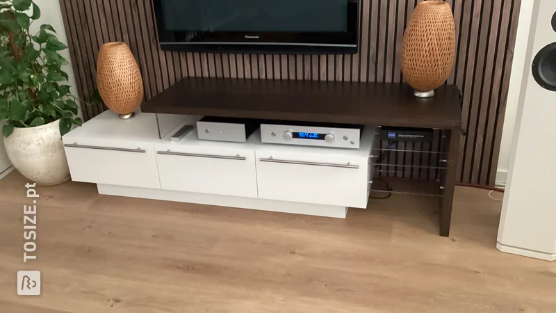 Stylish AV cabinet for the living room, by Tim