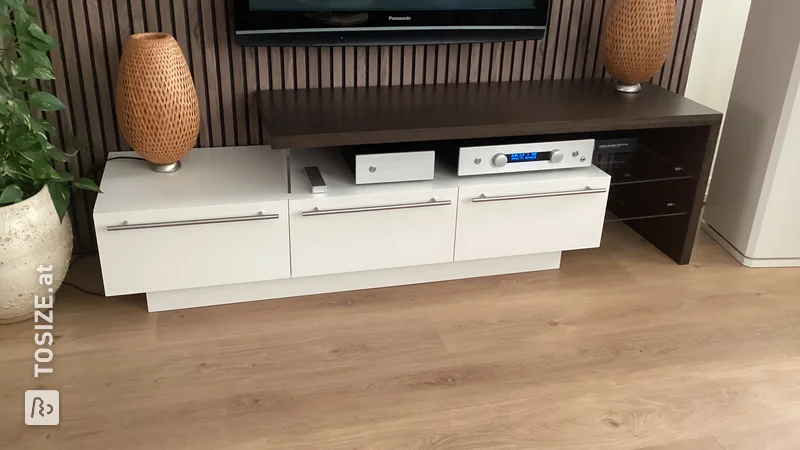 Stylish AV cabinet for the living room, by Tim