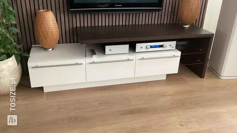 Stylish AV cabinet for the living room, by Tim