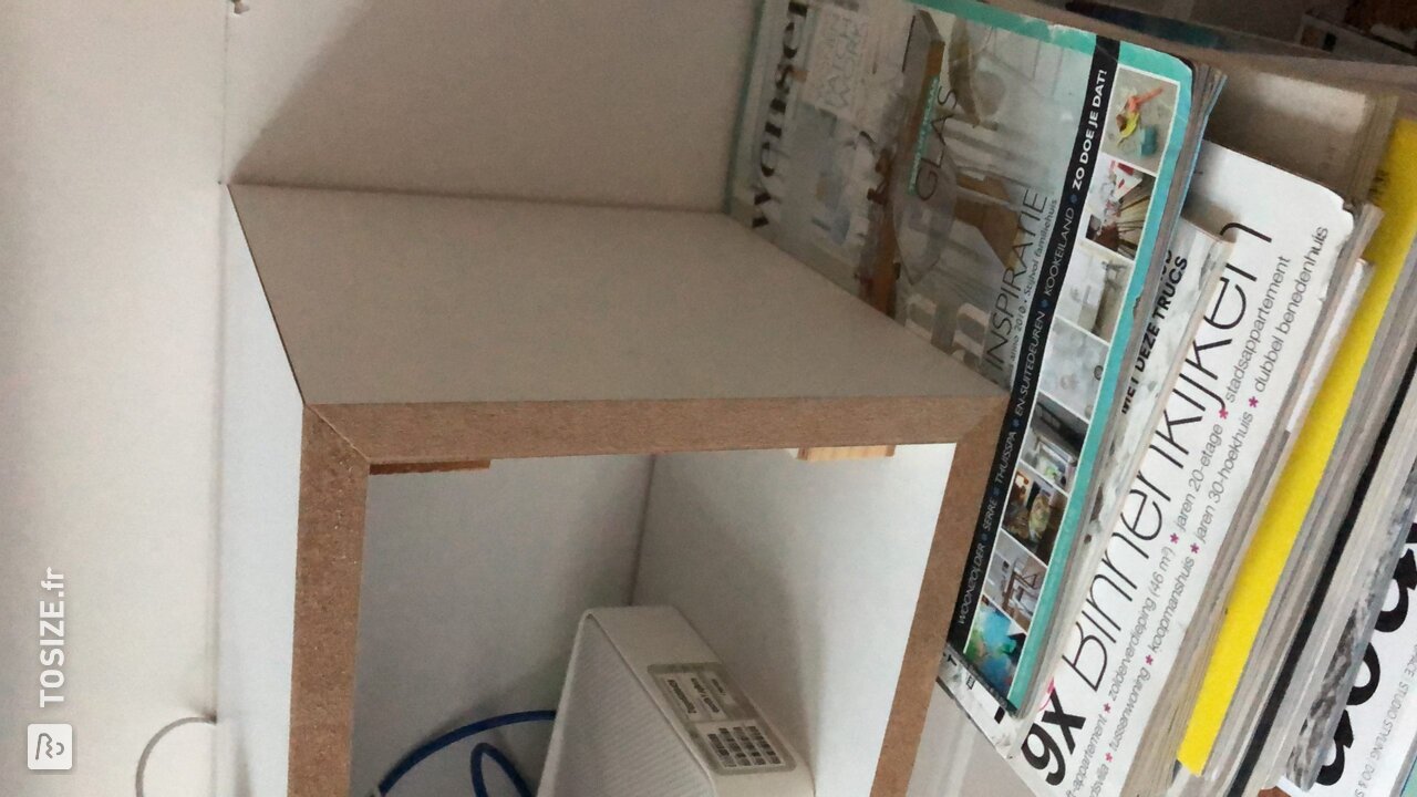 Meubles TV personnalisés petits et pratiques, par Daan
