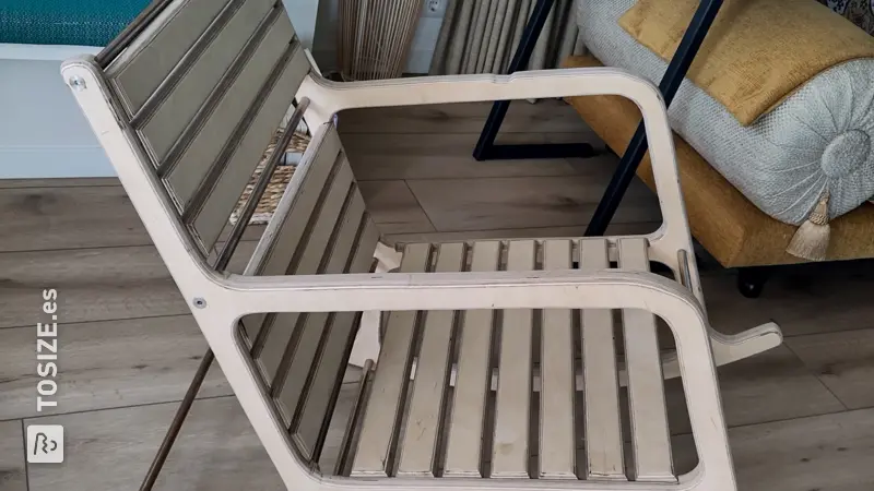 Mecedora DIY para la habitación del bebé, por Marlie