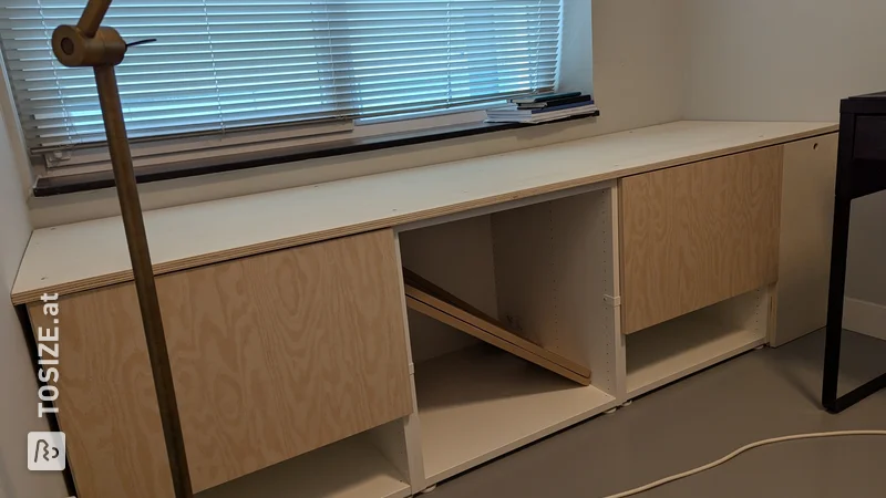 Kreative Schrank-/Lesesofa-Kombination mit Ikea von Ralph