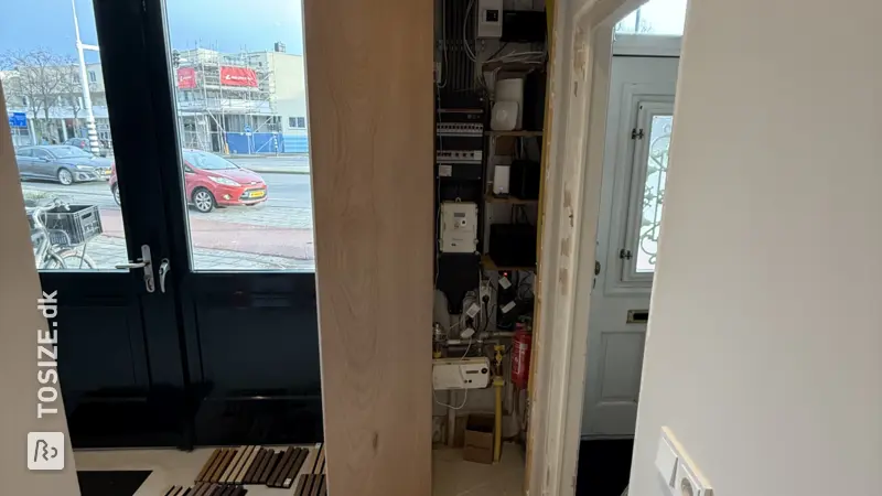 Make your own blind meter cupboard door, by Boy