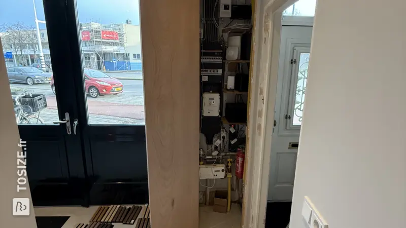 Make your own blind meter cupboard door, by Boy