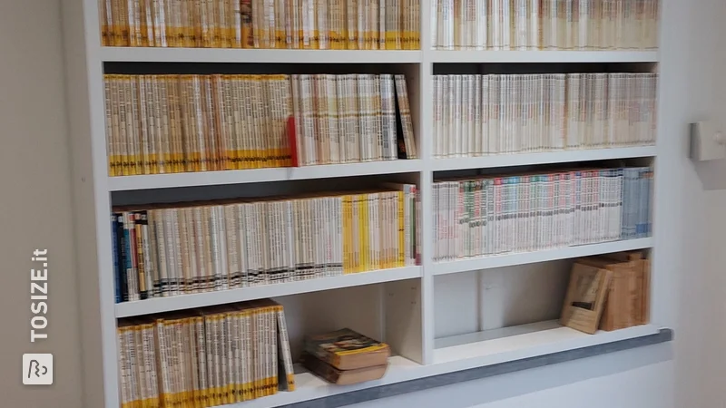 Libreria e spazio di archiviazione ispirati, di Erik