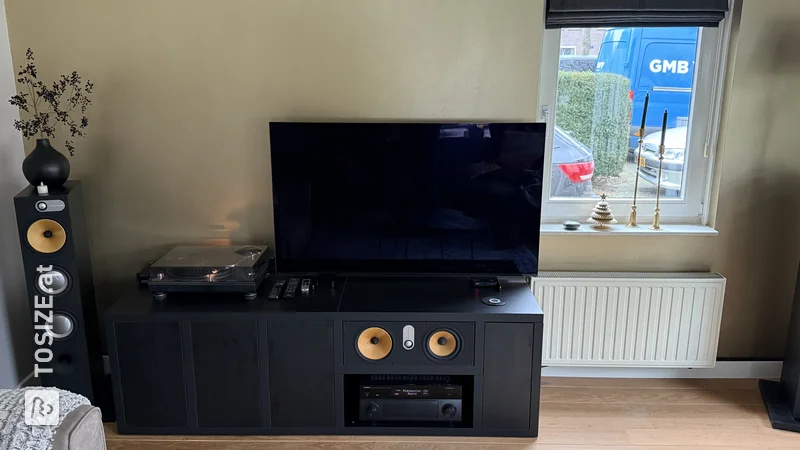 Stylish Media and LP Cabinet, by Johnny