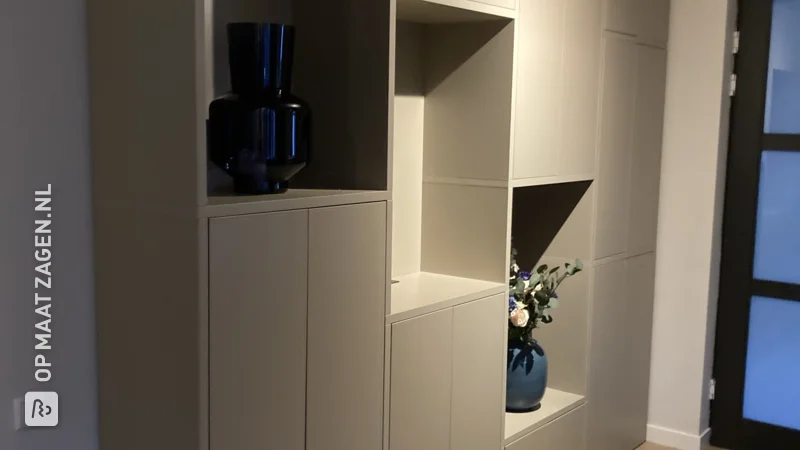 Shelving unit with lots of storage space for the living room, by Eva