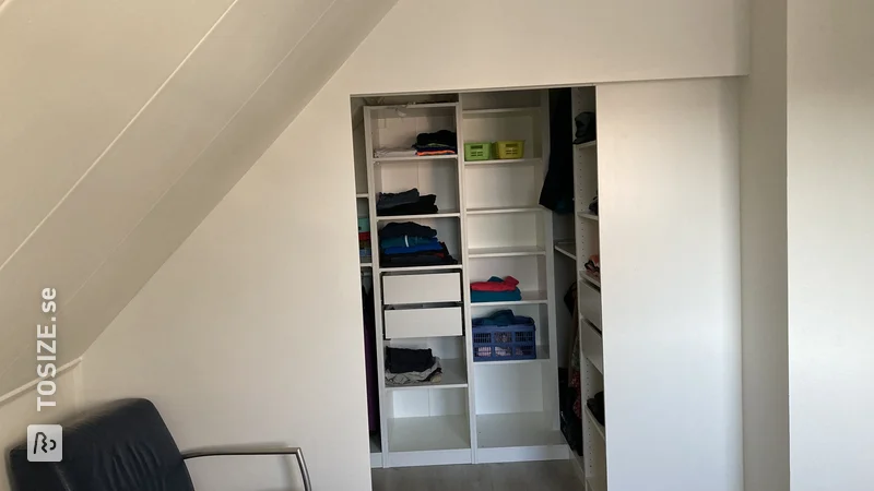 Custom made walk-in closet, by Henri