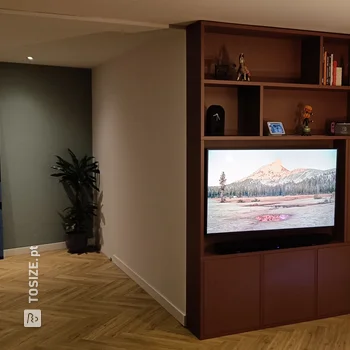 Stylish Cinemawall and TV Shelving Unit, by Gershon