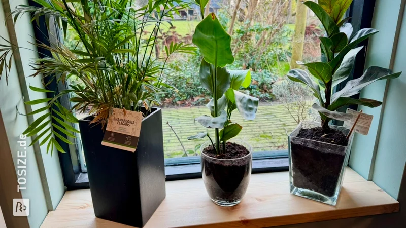 Neue Fensterbänke für das Bauernhaus von Marjolein