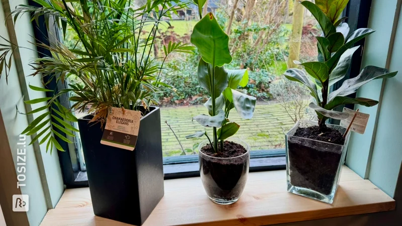 Neue Fensterbänke für das Bauernhaus von Marjolein