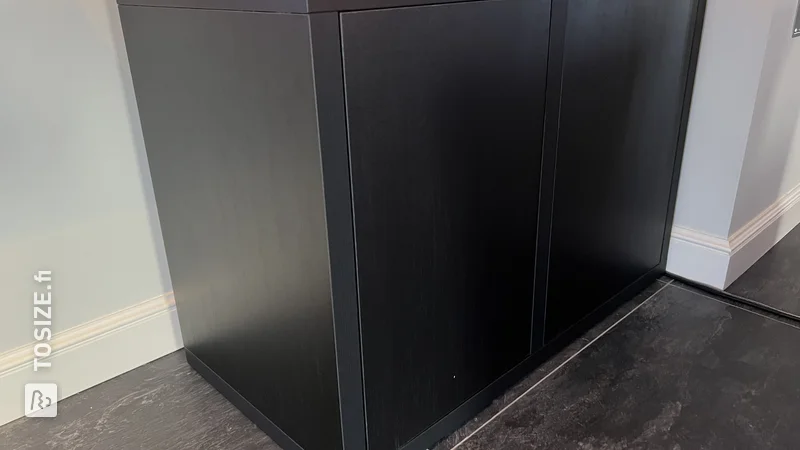 Audio furniture in wood look, by Marco
