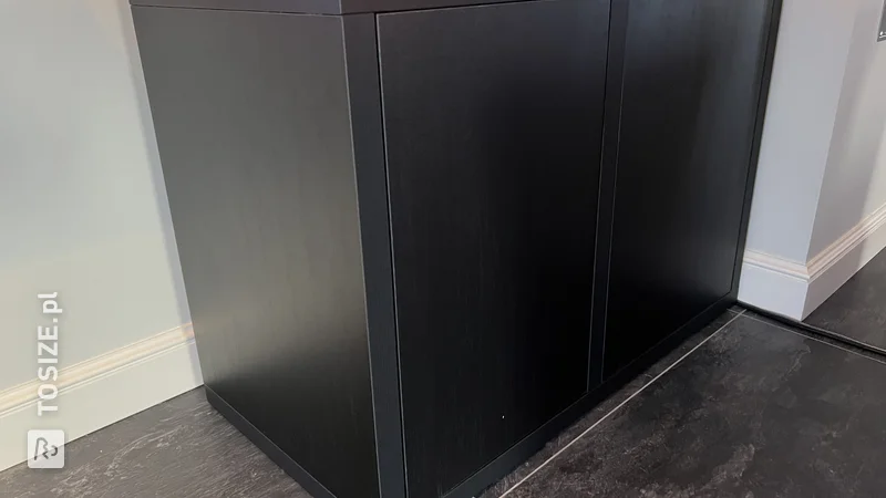 Audio furniture in wood look, by Marco