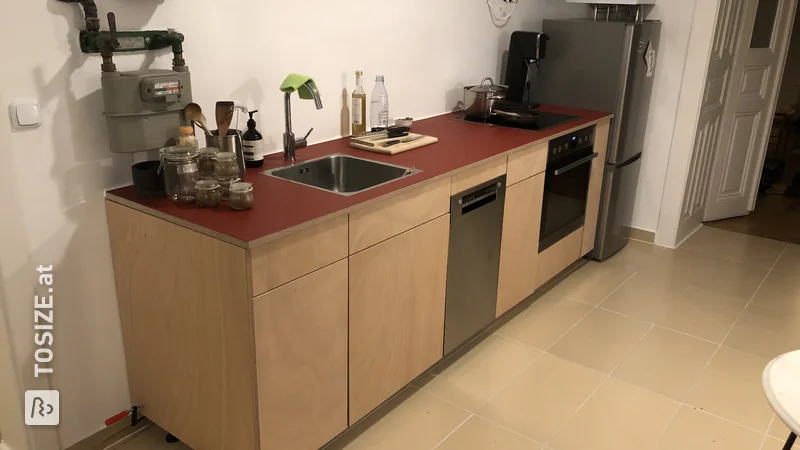 Ikea kitchen fronts upgrade with Multiplex, door Max