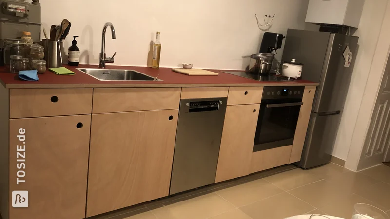 Ikea kitchen fronts upgrade with Multiplex, door Max