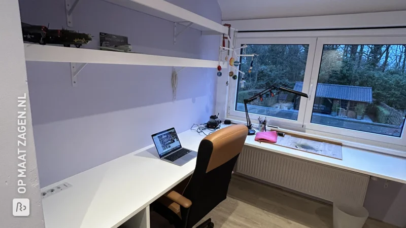 Inspirerend bureau- en schabbenproject voor de hobbykamer, door Stefan