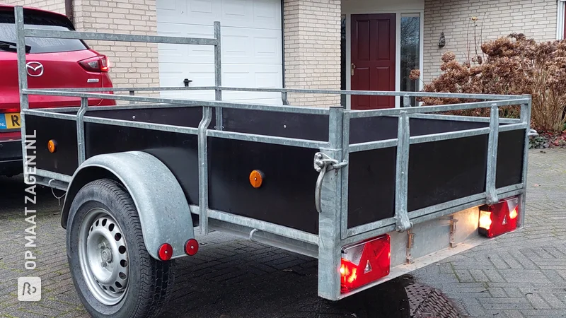 Renovated trailer, renovation with custom concrete plywood, by Ed