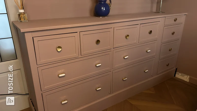 Ikea Hack: Custom Made Sideboard with Ikea Chests of Drawers, by Robin